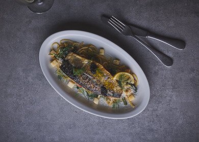 노르웨이 고등어 필렛 파스타