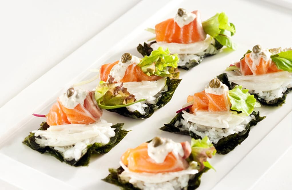 연어 스시 피자