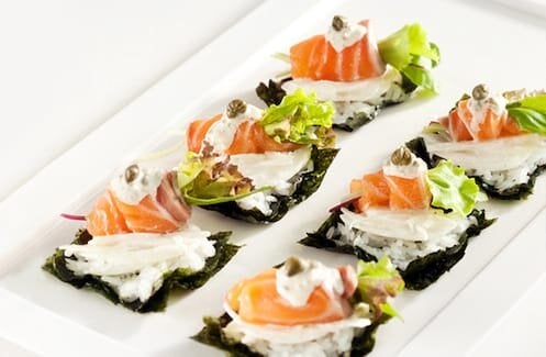 연어 스시 피자