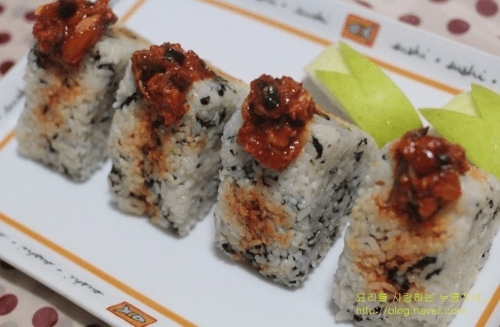 고등어 된장 삼각김밥