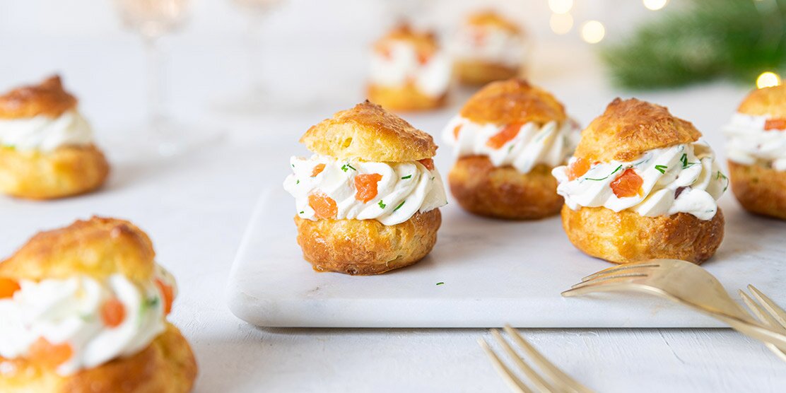 노르웨이 훈제 연어 퍼프