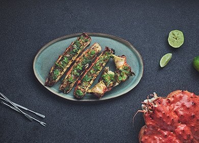 노르웨이 레드 킹크랩 다리 오븐구이