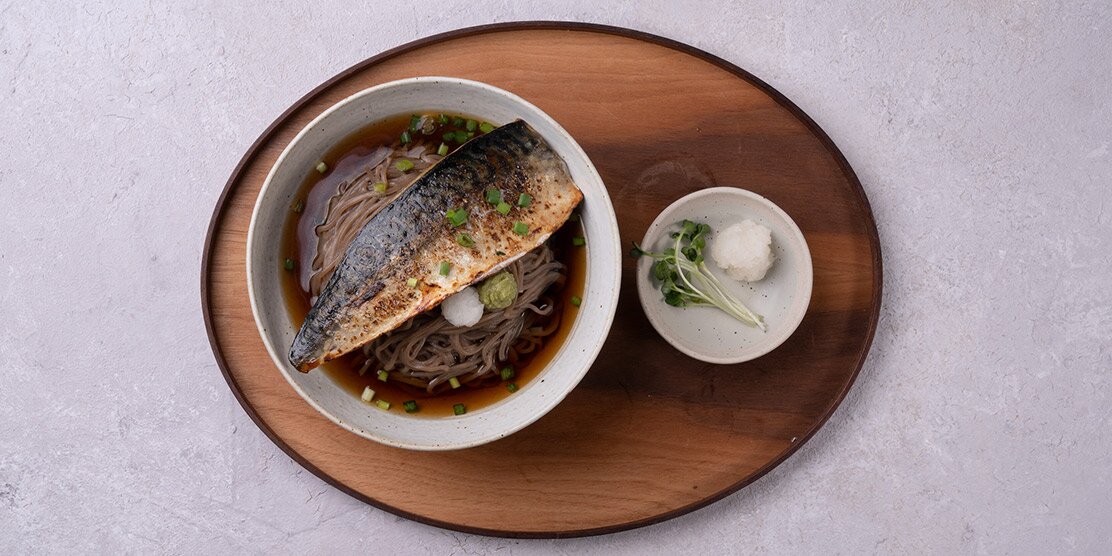 노르웨이 고등어 소바