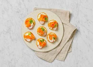 노르웨이 연어 핑거 푸드