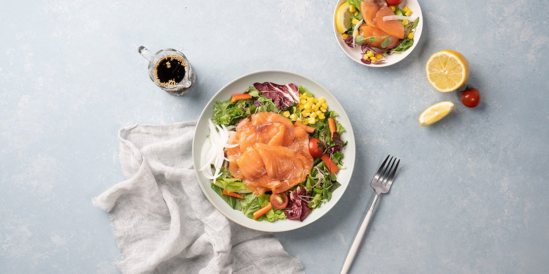 노르웨이 연어 샐러드